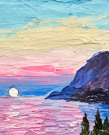 Maui oil painting