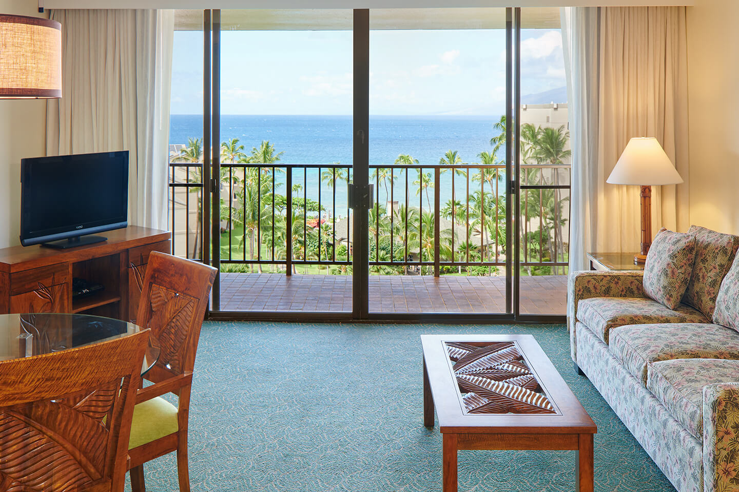Two-Bedroom Ocean View Suite Living Area