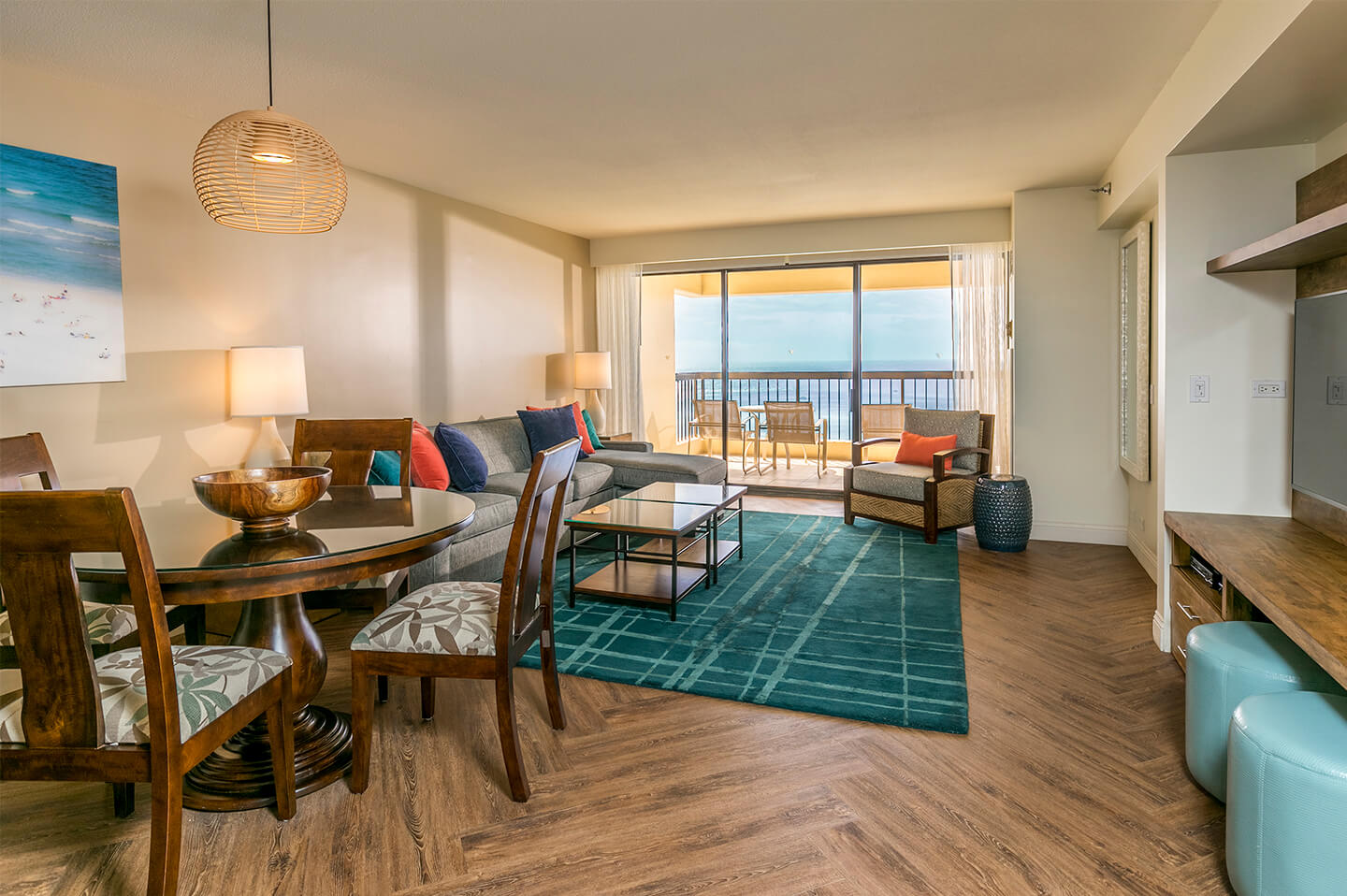 Two-Bedroom Penthouse Living Room