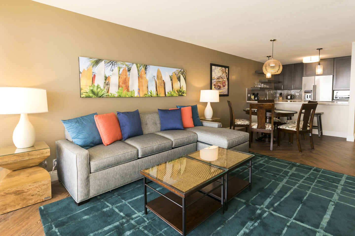 1 Bedroom Ocean View Living Area