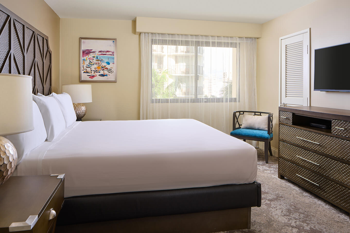 2-Bedroom Partial Ocean View Main Bedroom