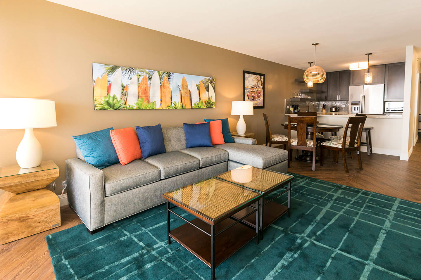 2-Bedroom Ocean View Living Area