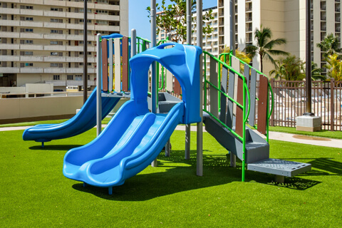 Outdoor children's playground.