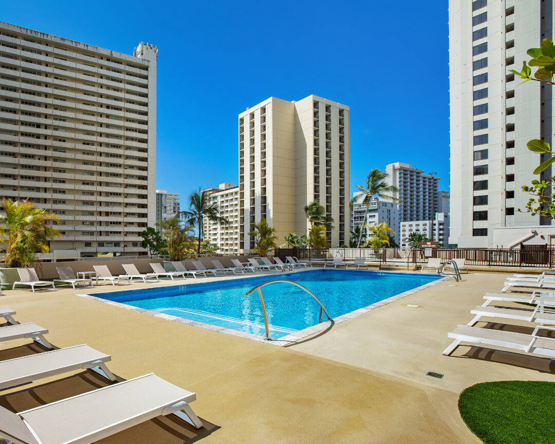 Pool and sundeck.