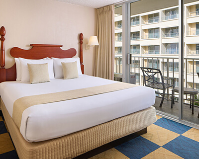 Room with a bed and desk.