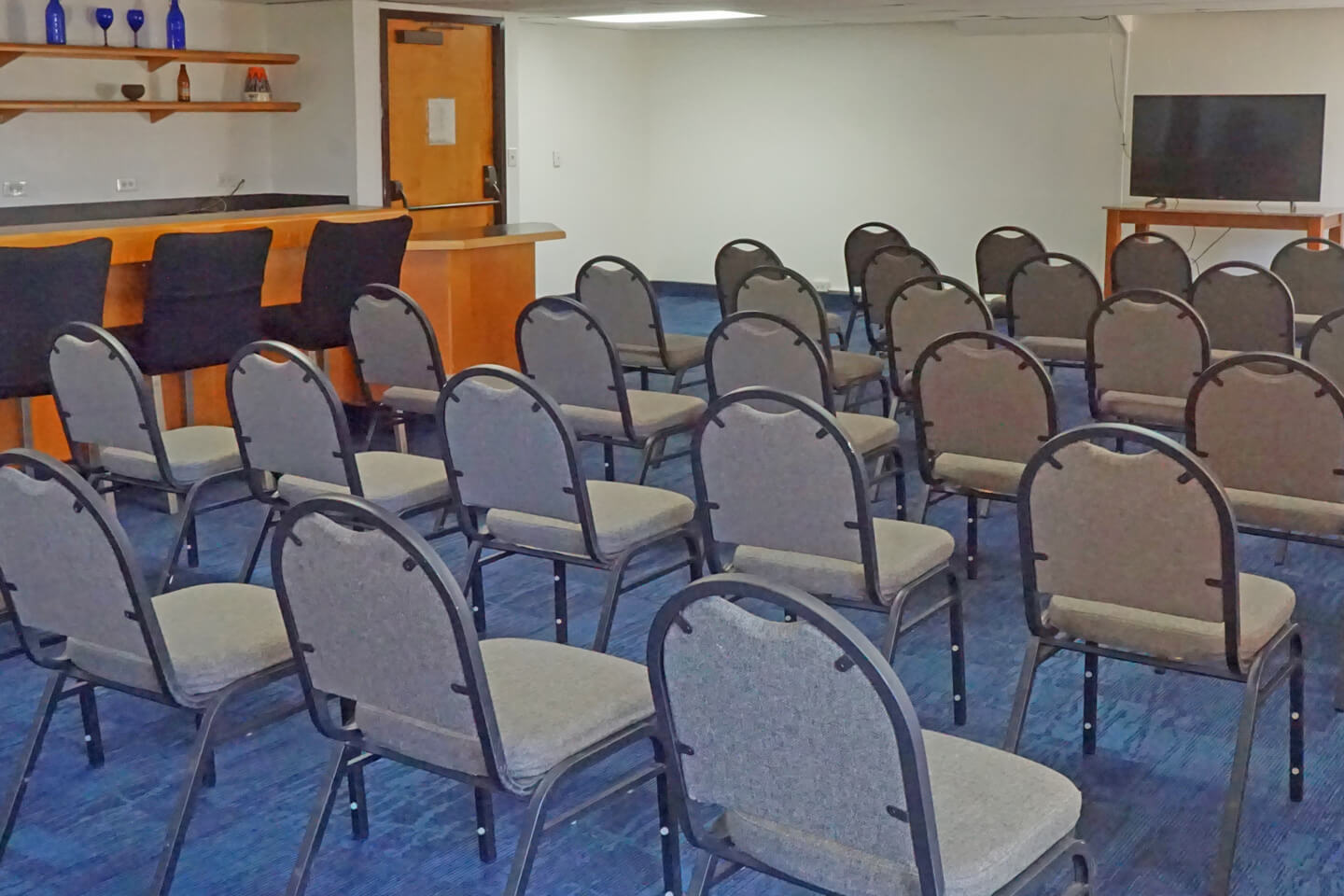 Meeting room with chairs