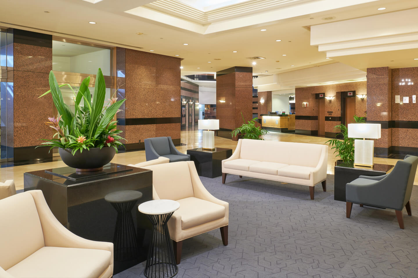 Lobby seating