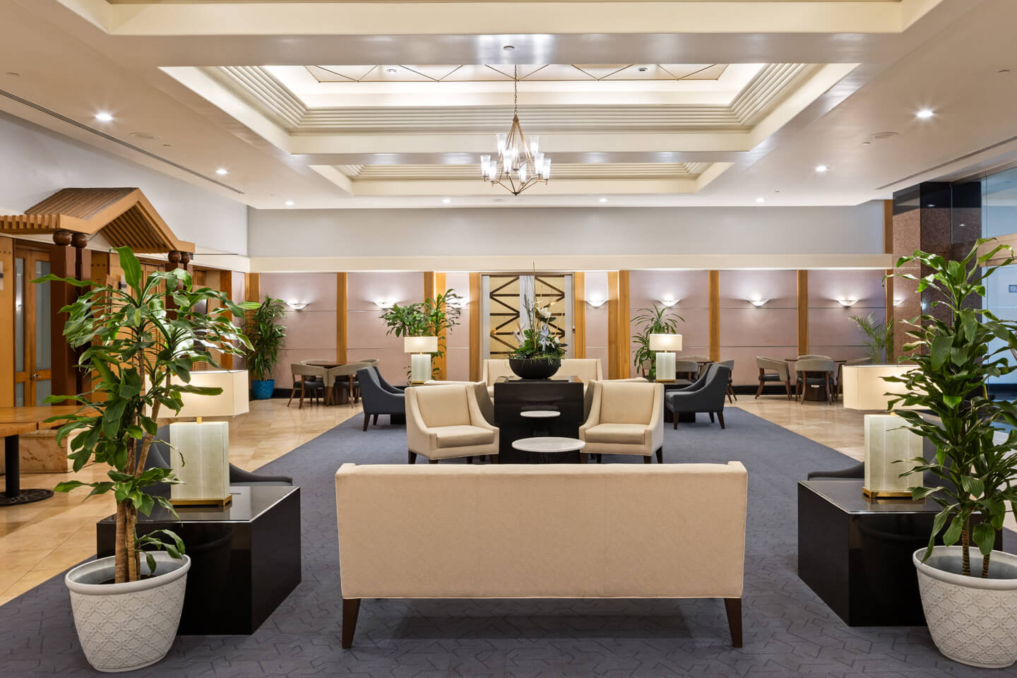 Lobby sitting area