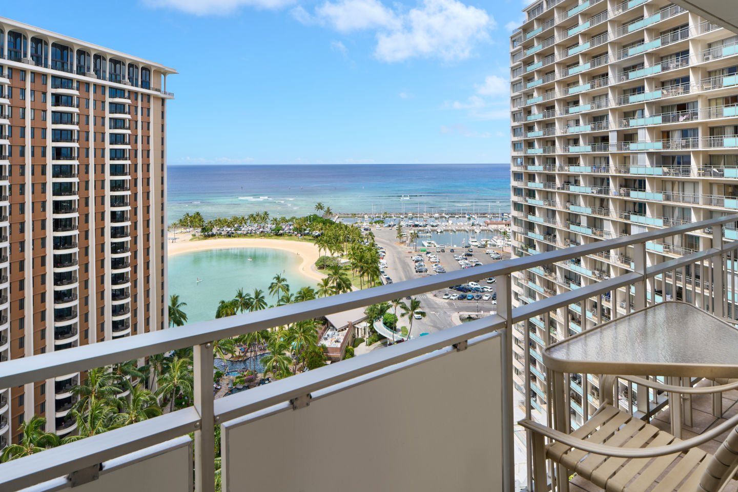 Ocean View Jr Suite balcony with a view of the beach