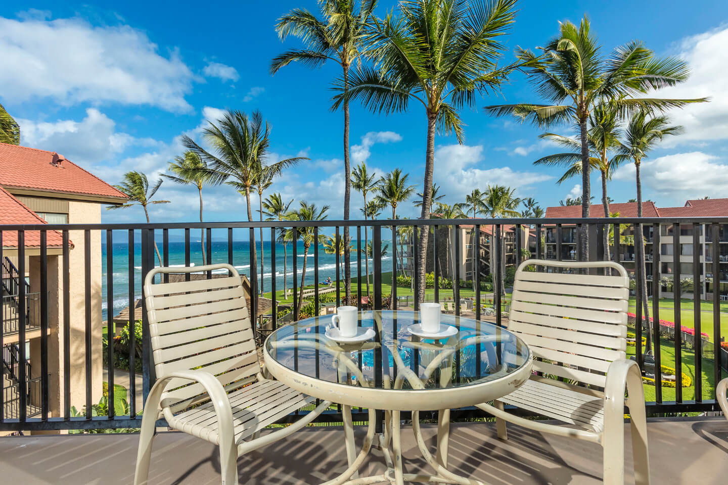 View of ocean from lanai