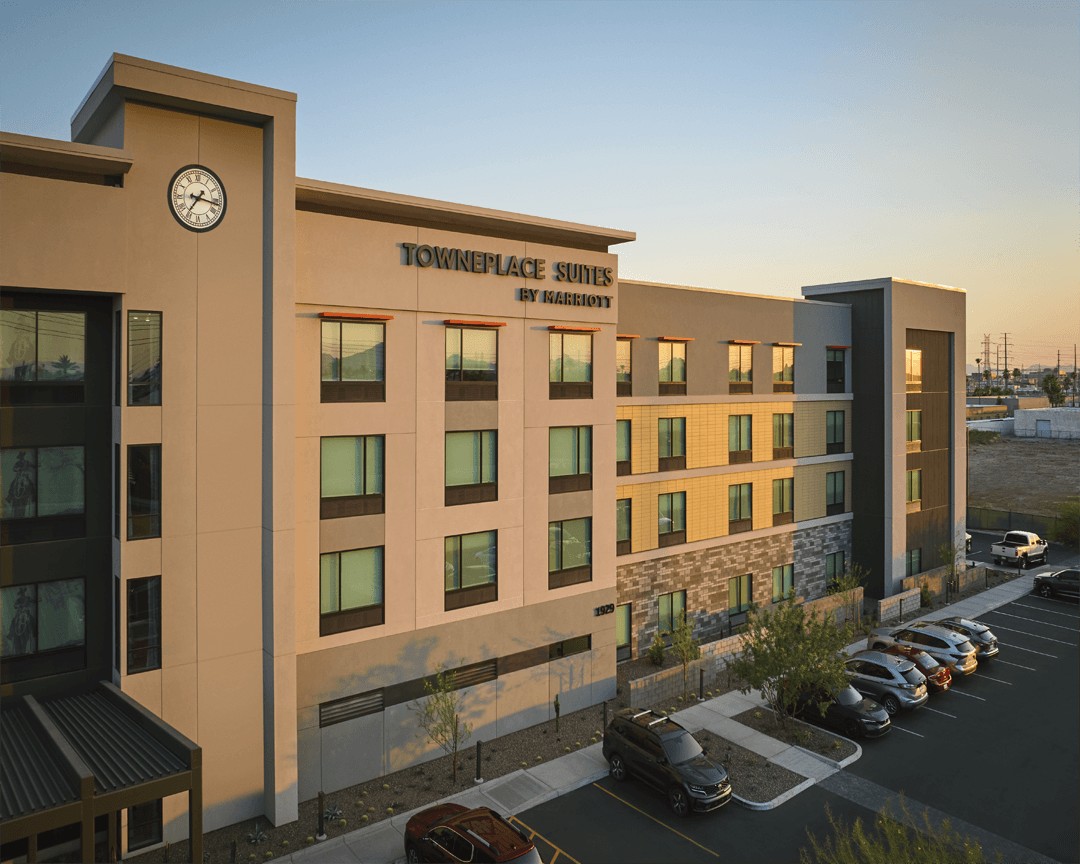 Hotel exterior.